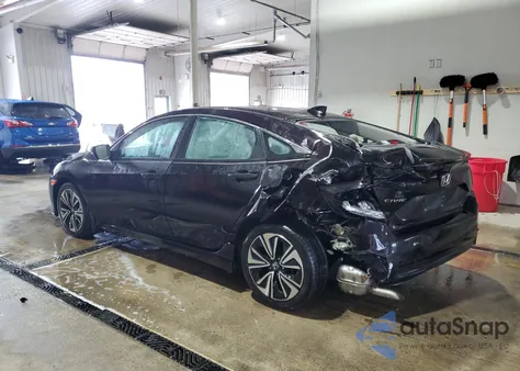 2017 Honda Civic Ex z USA, uszkodzony, nr VIN 2HGFC1F83HH634691